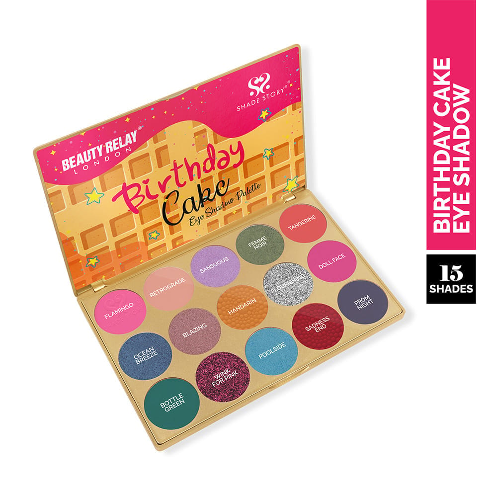 Shade Story Birthday Cake Eye Shadow Palette - Makeup - Eyes | Buy online on ZillyBuy