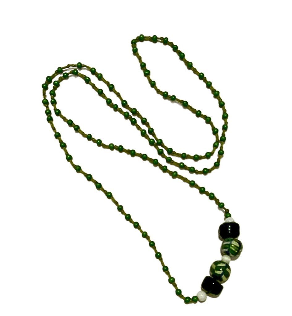 Hand Knot Bead Necklace-(NL-08)