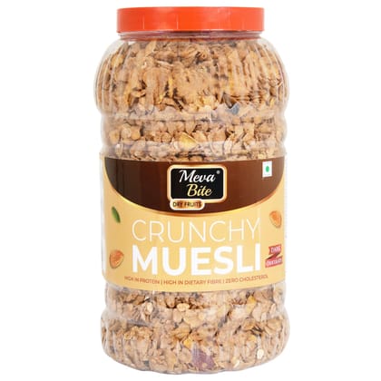 Mevabite Muesli 1 kg - Dark Chocholate | No Maida | Millets & Cereals - Muesli Fruit and Nuts - Oats Multigrain - Healthy Food & Breakfast Cereal - Diet Food