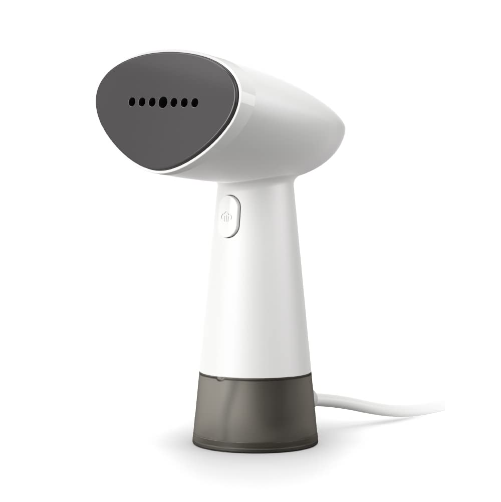 Philips Handheld Garment Steamer STH1010/10 - Compact, Convenient Vertical Steaming, 900 Watt Quick Heat Up, Kills 99.9%* Bacteria