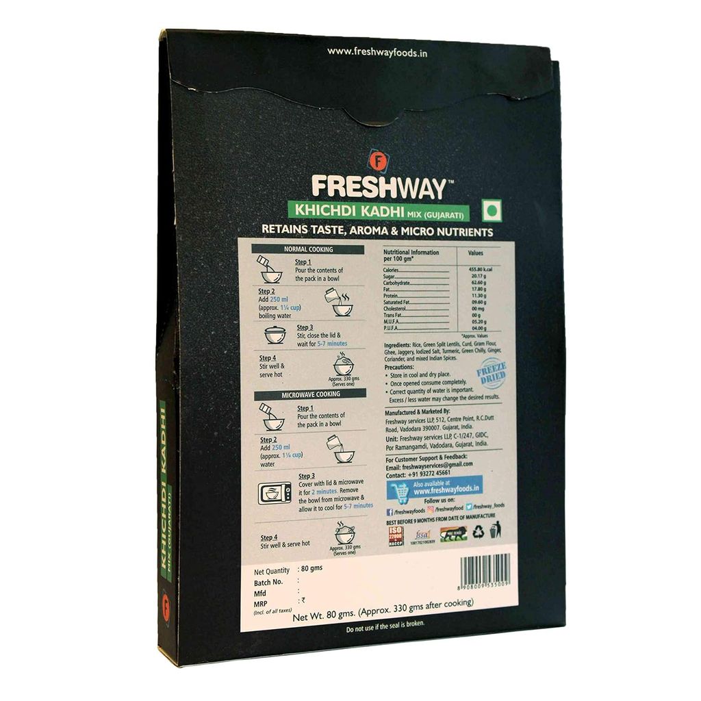 Khichdi Kadhi Mix | A Nutritious, Flavor Packed Indian Comfort Meal in Minutes