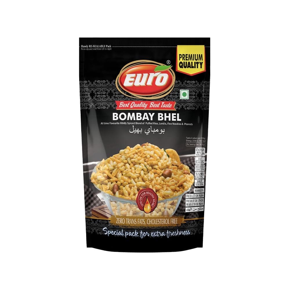 EURO Bombay Bhel Namkeen 350GM | Authentic Taste, Traditional Recipe | Indian Snacks