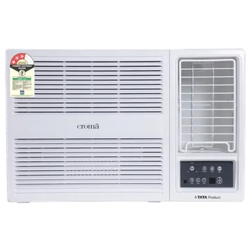 Croma 1.5 Ton 3 Star Fixed Speed Window AC (2024 Model, Copper Condenser, Dust Filter)
