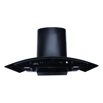 Croma 90cm 1300m3/hr Ducted Auto Clean Wall Mounted Chimney with Touch & Gesture Control (Black)