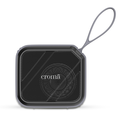 Croma 8W Portable Bluetooth Speaker (18 Hours Playtime, Black)