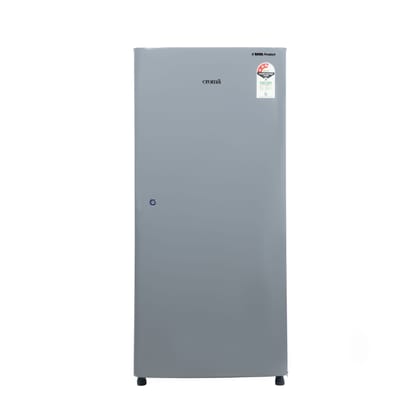 Croma 185 Litres 3 Star Direct Cool Single Door Refrigerator with Inverter Compressor (Solid Grey)