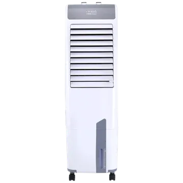 Croma AZ50 50 Litres Tower Air Cooler (Anti-bacterial Honeycomb Pad, White & Grey)