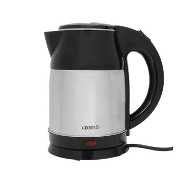 Croma 1500 Watt 1.8 Litre Electric Kettle with Overheat Protection (Silver)