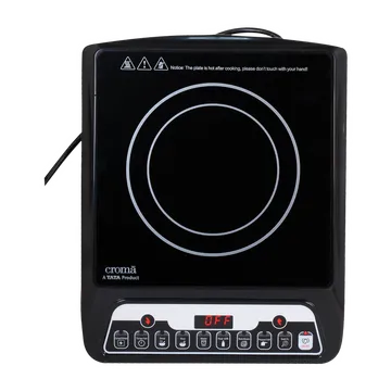 Croma 1200W Induction Cooktop with 7 Preset Menus
