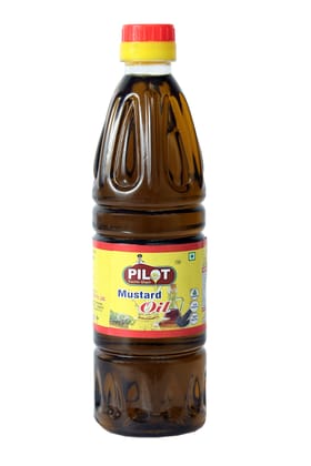 Pilot Cold Pressed Kachhi Ghani Mustard Oil, 500ML Pilot Cold Pressed Kachhi Ghani Mustard Oil, 500ML