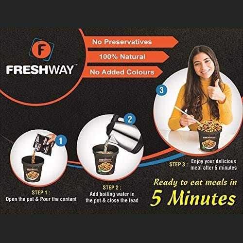 Freshway Jain Pav Bhaji(Pack of 2) | A Nutritious, Flavor Packed Indian Comfort Meal in Minutes