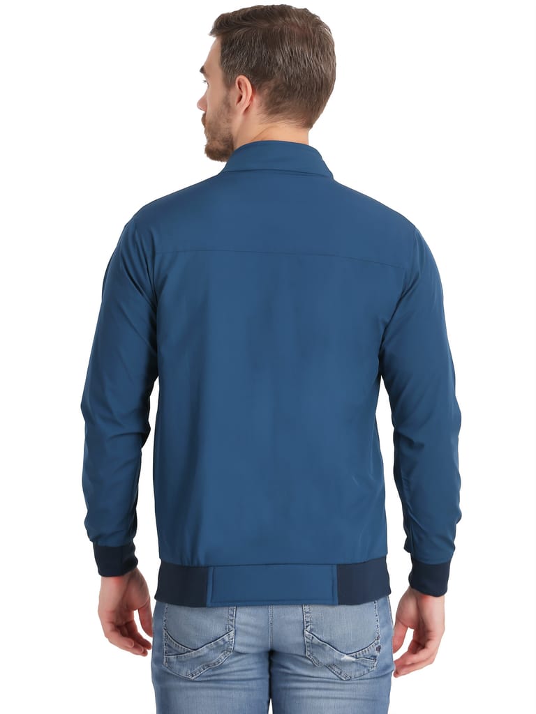 BlueFicus Men's Travel Polyester Solid Plain Sports Summer Gym Workout Running Travel Trekking and Sunscreen jacket for Men Boys Winter Casual Wear (BLUE) - Jackets & Coats | Buy online on ZillyBuy