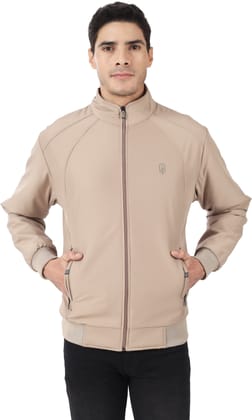 BlueFicus Men's Travel Polyester Solid Plain Sports Summer Gym Workout Running Travel Trekking and Sunscreen jacket for Men Boys Winter Casual Wear (Kight Khak)