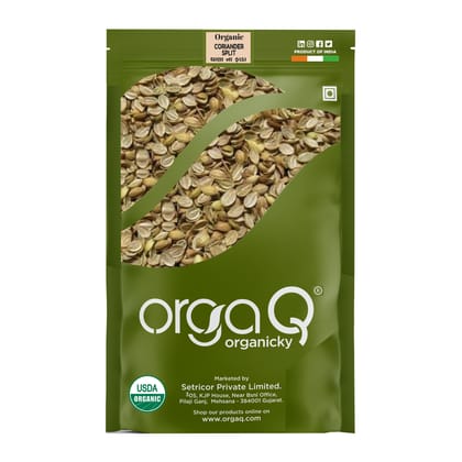 OrgaQ Organicky Organic Dhaniya/Coriander Split
