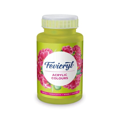 Pidilite Fevicryl Acrylic Painting Colour (Neon Green, 500ml)