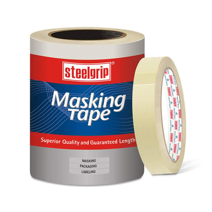 Pidilite Steelgrip Masking Tape for Use in Furniture Paint &  Auto Industry (24mm), FST802590200000
