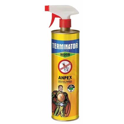 Pidilite Terminator EcoFriendly Termite Killer Spray| Wood Preservative and Termite, Borer, Insect Repellant Spray| For Home, Kitchen and Offices (1 Ltr)