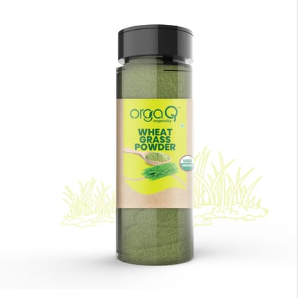 Orgaq Organicky Wheat Grass Powder: Organic Free of Chemicals and Pesticides