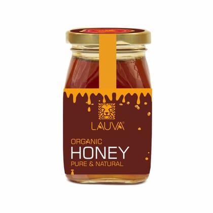 Lauva Organic Forest Raw Honey | Unprocessed, Unpasteurized, No Additives & Sweeteners - 100% Pure and Natural for Weight Loss, Cough and Digestive Problems…