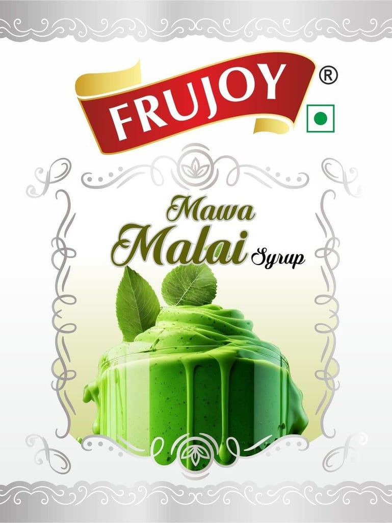 Frujoy Mava Malai syrup 750ml | For Drinks Juices | Fruit Mocktail | Cocktail | Sharbat | Baking Essentials | Beverages
