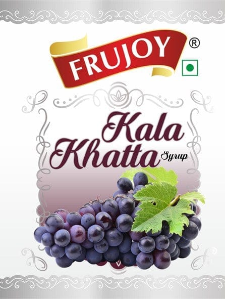 Frujoy Kala Khatta Syrup 750ml | For Fruit Mocktail | Cocktail | Juices & Shake| Beverages
