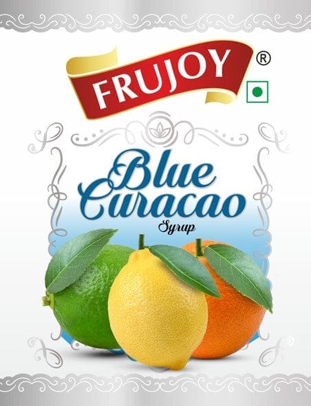 Frujoy Blue Curacao Syrup 750ML | Fruit Mocktail | Cocktail | Blue Lagoon | Cool Blue
