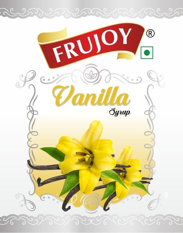 Frujoy Vanilla Syrup 750ml | For Fruit Mocktail | Cocktail | Milk Shake| Falooda | Baking Essentials
