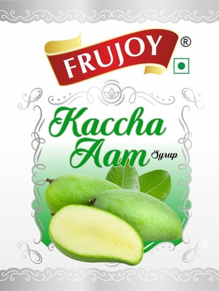 Frujoy Kaccha Aam Syrup 750ml | Raw Mango | For Fruit Mocktail | Cocktail | Falooda | Baking Essentials