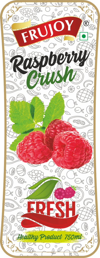 Frujoy Raspberry Crush 750ml | For Fruit Mocktail | Cocktail | Cake | Baking Essentials | Juices | Beverages