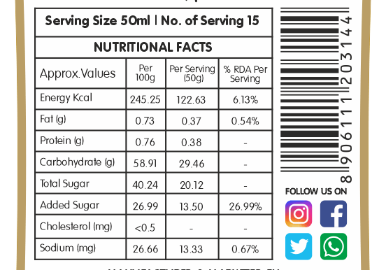 Frujoy Badam Crush 750ml | For Fruit Mocktail | Cocktail | Cake | Baking Essentials | Juices | Beverages