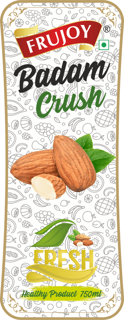 Frujoy Badam Crush 750ml | For Fruit Mocktail | Cocktail | Cake | Baking Essentials | Juices | Beverages