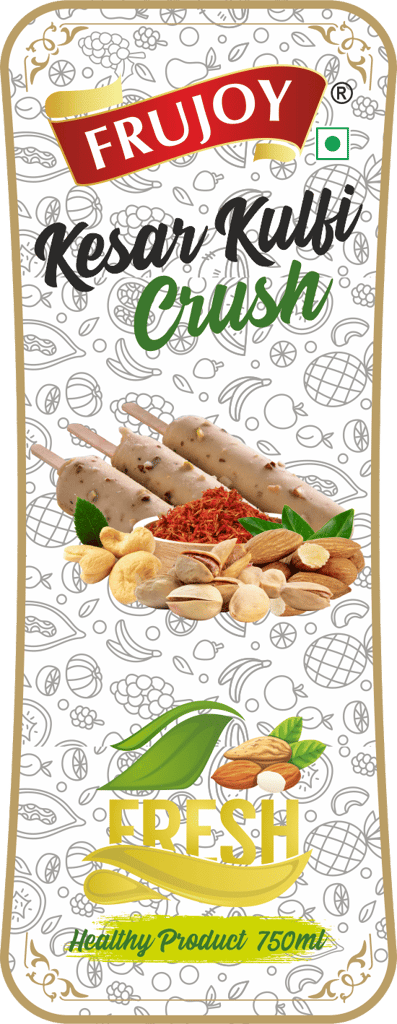 Frujoy Kesar Kulfi Crush 750ml | For Fruit Mocktail | Cocktail | Cake | Baking Essentials | Juices | Beverages