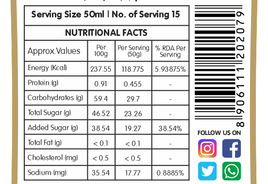 Frujoy Kesar Kulfi Crush 750ml | For Fruit Mocktail | Cocktail | Cake | Baking Essentials | Juices | Beverages