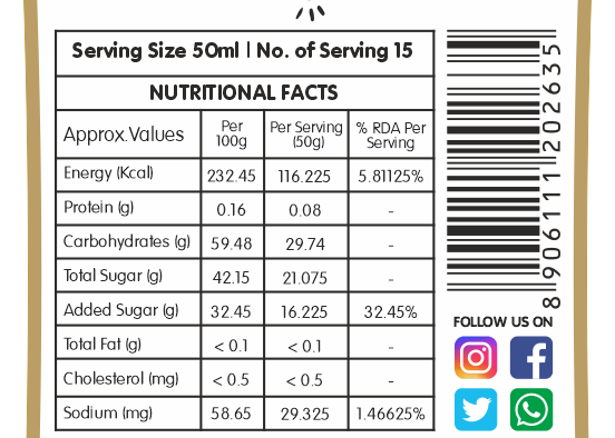 Frujoy Custard Apple Crush 750ml | For Fruit Mocktail | Cocktail | Cake | Baking Essentials | Juices | Beverages