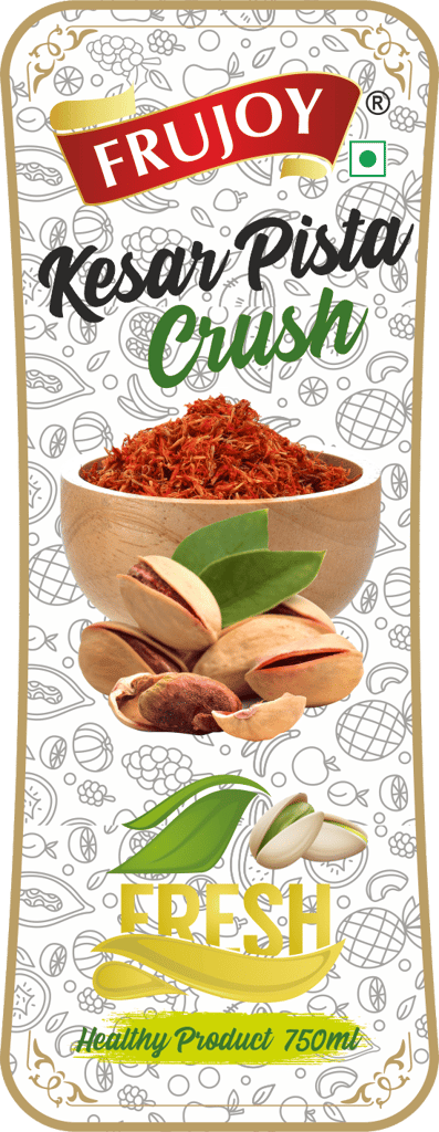 Frujoy Kesar Pista Crush 750ml | For Fruit Mocktail | Cocktail | Cake | Baking Essentials | Juices | Beverages