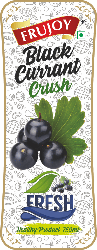 Frujoy Black Currant Crush 750ml | For Fruit Mocktail | Cocktail | Cake | Baking Essentials | Juices | Beverages