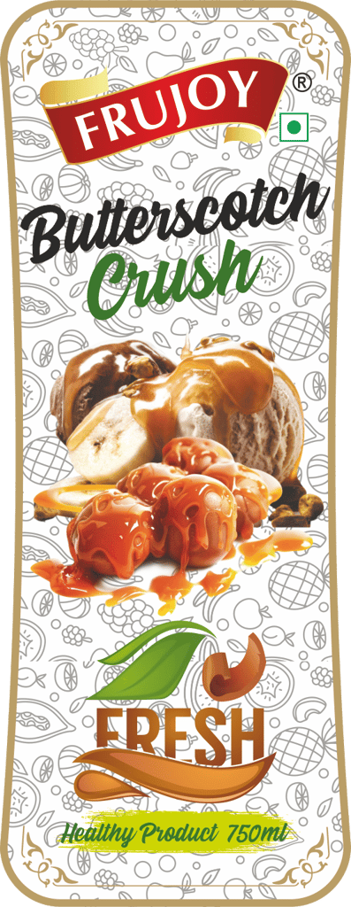 Frujoy Butter Scotch Crush 750ml | For Fruit Mocktail | Cocktail | Cake | Baking Essentials | Juices | Beverages