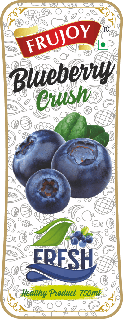 Frujoy Blue Berry Crush 750ml | For Fruit Mocktail | Cocktail | Cake | Baking Essentials