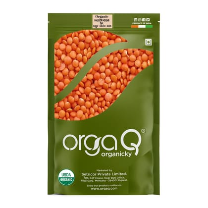 OrgaQ Organicky Organic Masoor Dal Mogar