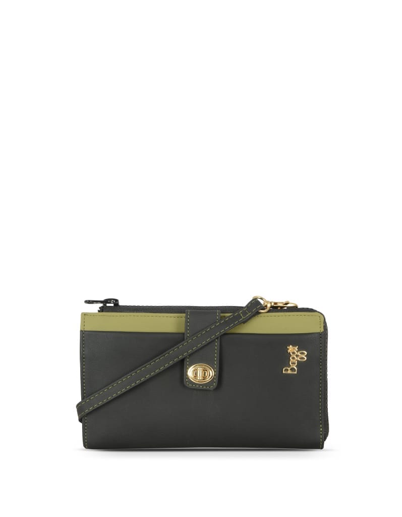 TRACKER Y G X WALLETS ZIPAROUND BLACK