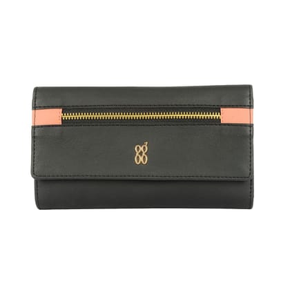 PENCIL WALLETS 3 FOLD L BLACK