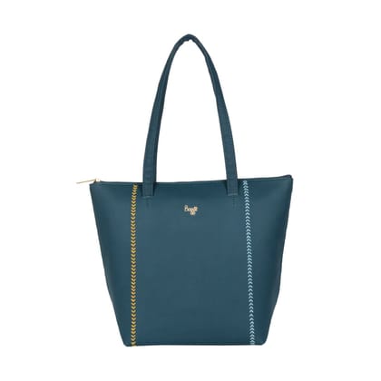 L COLOURFUL TOTE L1 TEAL