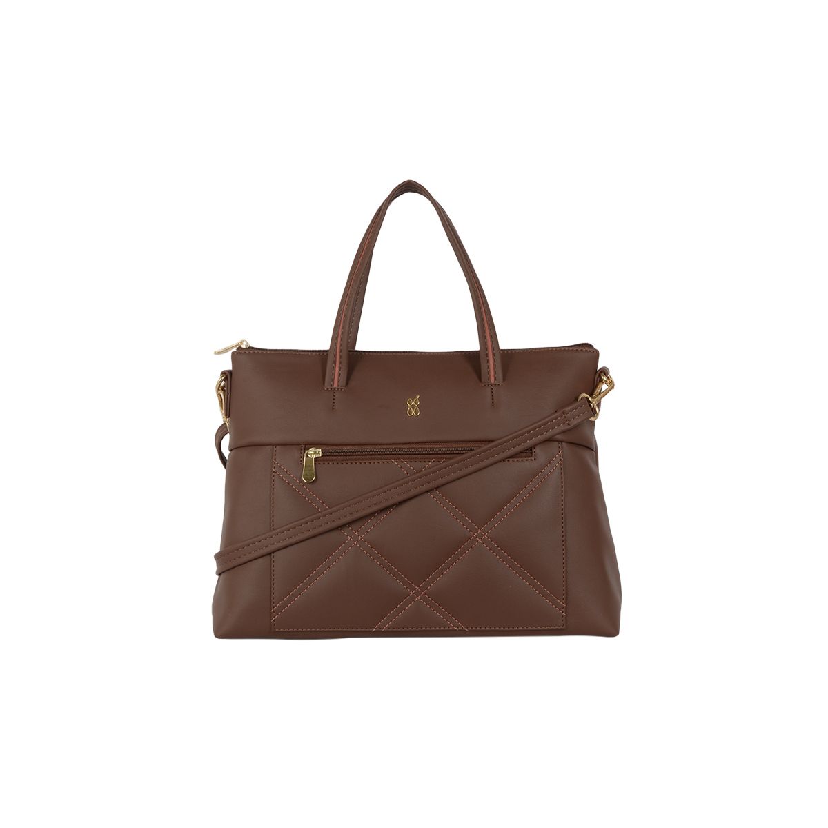 LXE MENNA E ZIBA BROWN SATCHEL