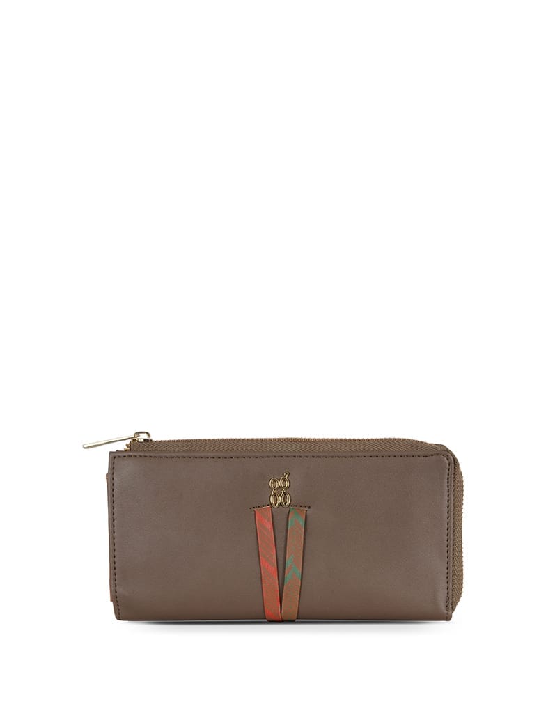 FELIX Y G X E PAULINE FOREST BROWN WALLET