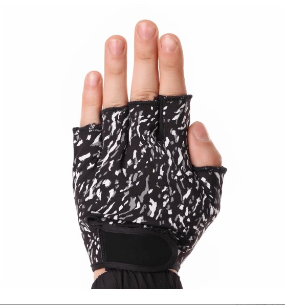 JUST JUNKIES Biker Cycling Gym Glove (MESH, Stretchable) (Large) Sun Protection Dustproof Hand Socks Sunblock Gloves UV Protection for Mens and Boys