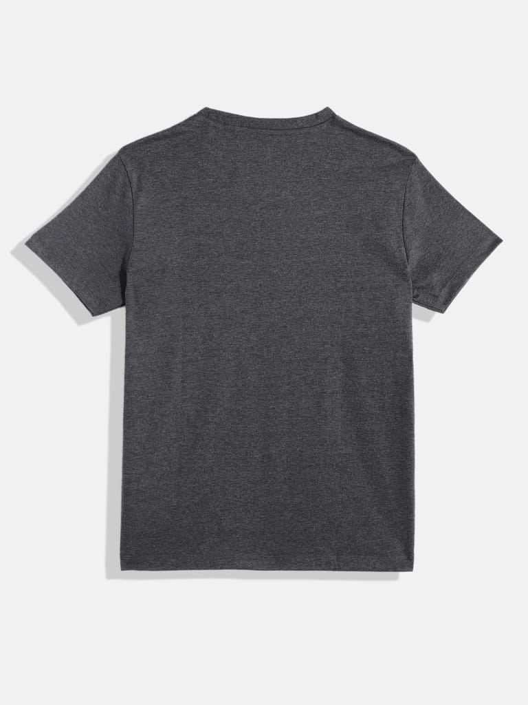 Boys Solid Round Neck T-shirt