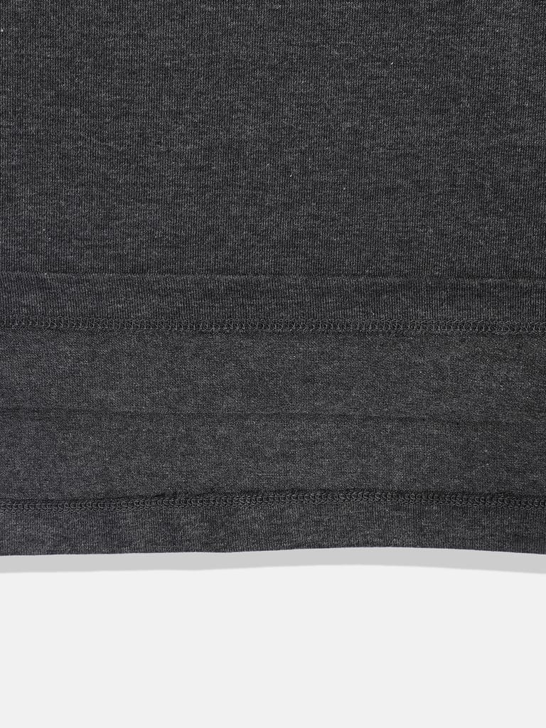 Boys Solid Round Neck T-shirt