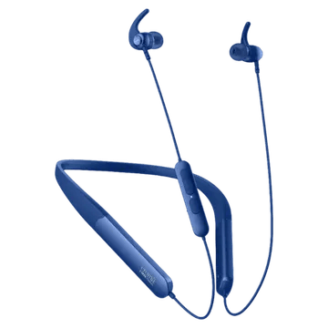 Croma Neckband with Environmental Noise Cancellation (IPX4 Water Resistant, Dual Device Pairing, Blue)