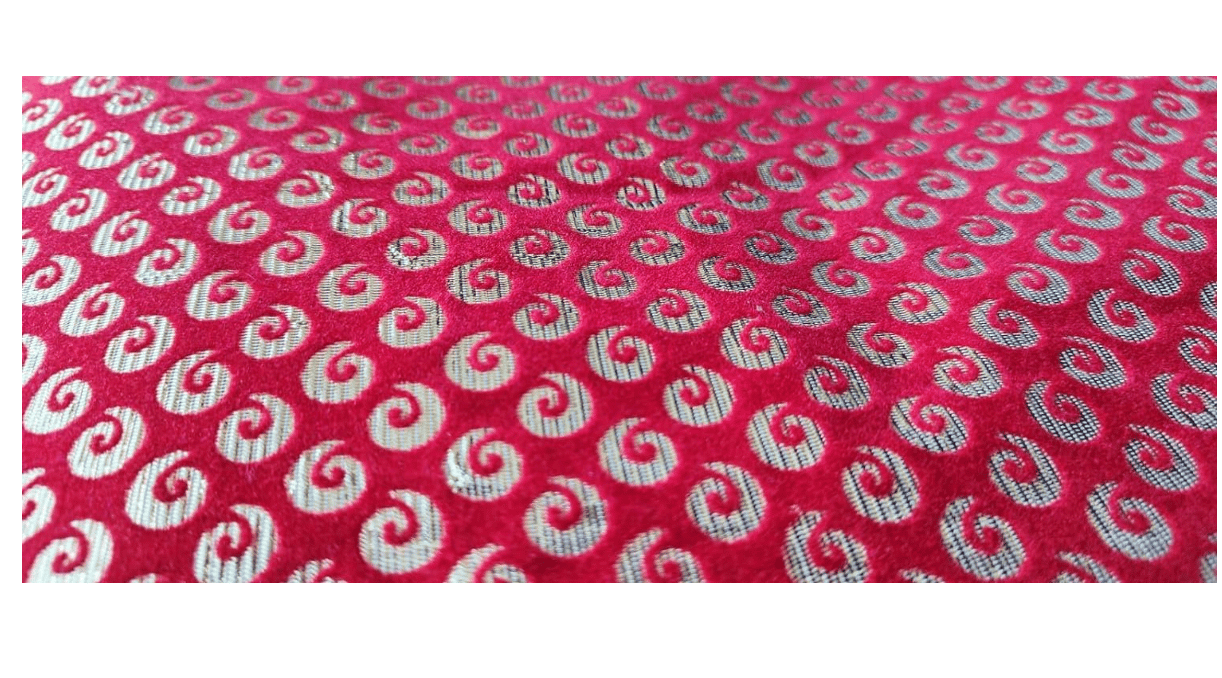 AryaRadha Printed Puja Cloth ATAR Aasan for Pooja and Mandir I 100% Washable Cloth (40 inch X 42 inch)