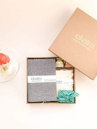 Sustainable Wellness Hamper for all by Ekatra - Solid Grey